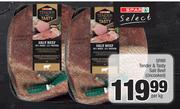 Spar Tender & Tasty Salt Beef (Uncooked)-Per kg