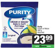 Purity Cream Of Maize Assorted-400g