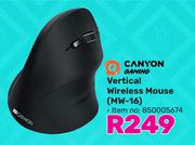 Canyon Gaming Vertical Wireless Mouse MW-16