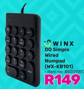Winx Do Simple Wired Numpad WX-KB101