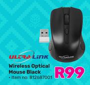 Ultra Link Wireless Optical Mouse Black