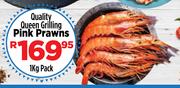 Nagiah's Quality Queen Grilling Pink Prawns-1Kg Pack