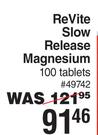 ReVite Slow Release Magnesium-100 Tablets