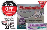 StaminoGro Value Pack 120 Plus-30Tablets Per pack