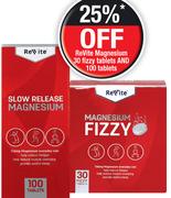 ReVite Slow Release Magnesium-100 Tablets