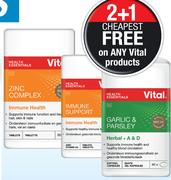 Vital Garlic & Parsley-90 Softgel Capsules Each