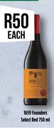 1659 Founders Select Red-750ml Each