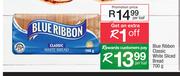 Blue Ribbon Classic White Sliced Bread-700g Per Loaf