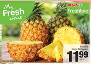 Spar Freshline Large Pineapples-Each