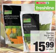 Spar Freshline Veg Range-For 2 x 300g Per Pack