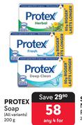 Protex Soap (All Variants)-For 4 x 200g