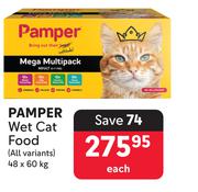 Pampers Wet Cat Food (All Variants)-48 x 60Kg Each
