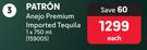 Patron Anejo Premium Imported Tequila-750ml Each