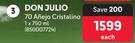 Don Julio 70 Anejo Cristalino-750ml Each