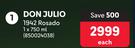Don Julio 1942 Rosado-750ml Each