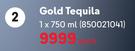 Clase Azul Gold Tequila-750ml Each