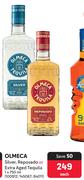 Olmeca Silver, Reposado Or Extra Aged Tequila-750ml Each