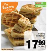 Freshline Roosterkoek-6's Per Pack