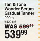 Skinny Tan Tan & Tone Wonder Serum Gradual Tanner-200ml