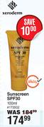 Xeroderm Sunscreen SPF30-100ml