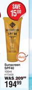 Xeroderm Sunscreen SPF40-100ml