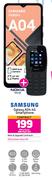 Samsung Galaxy A04 4G Smartphone-On Red Flexi 140