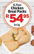 16 Piece Chicken Braai Packs-Per kg