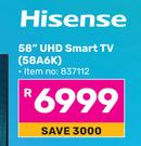 Hisense 58"(147cm) UHD Smart TV 58A6K
