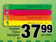 Steadtler Triplus Highlighter-4s Per Pack