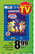 Spar Good Living A4 Exam Pad 80 Pages-Each