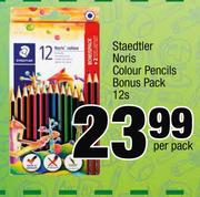 Staedtler Noris Colour Pencils Bonus Pack-12s Per Pack