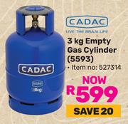 Cadac 3Kg Empty Gas Cylinder 527314