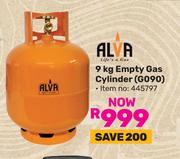 Alva 9Kg Empty Gas Cylinder G090 445797