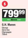 G.H.Mumm Olympe Demi Sec Champagne-750ml