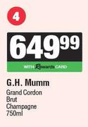 G.H.Mumm Grand Cordon Brut Champagne-750ml