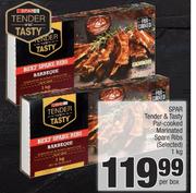 Spar Tender & Tasty Par-Cooked Marinated Spare Ribs (Selected)-1Kg Per Box