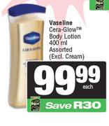 Vaseline Cera Glow Body Lotion-400ml