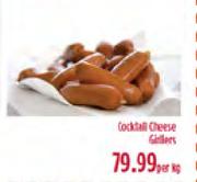Cocktail Cheese Grillers-Per Kg