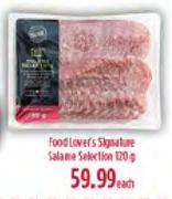 Food Lover's Signature Salame Selection-120g Each