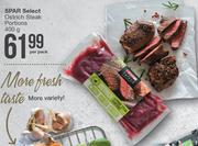 Spar Select Ostrich Steak Portions-400g Per Pack