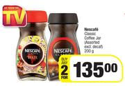 Nescafe Classic Coffee Jar (Assorted Excl. Decaf)-For Any 2 x 200g