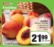 Freshline Dessert Peaches Or Nectarines Value Pack-750g Per Punnet