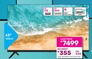 Hisense 43"(109cm) UHD Smart TV 43A6K