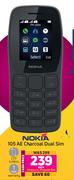 Nokia 105 AE Charcoal Dual Sim-Each