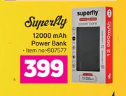 Superfly 12000 Mah Power Bank