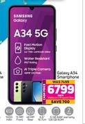 Samsung Galaxy A34 Smartphone-Each