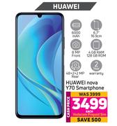 Huawei Nova Y70 Smartphone-Each