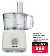 Kenwood Essential Food Processor FDP03.AOWH-Each