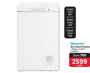 Hisense 95L Chest Freezer H125CF-Each