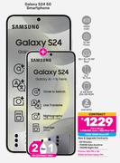 2 x Samsung Galaxy S24 Smartphone-On 1.4GB Red Core + Red Flexi 160